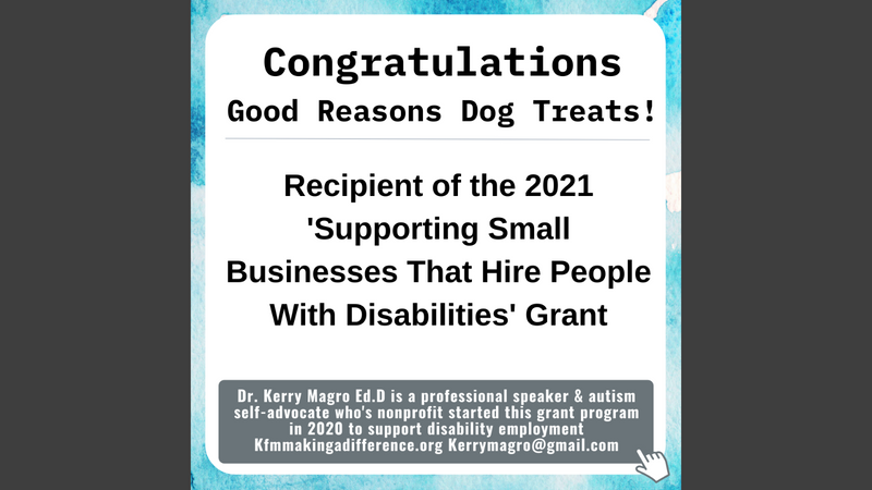 Good Reasons Awarded Small Businesses that Hire People with Disabilities Grant