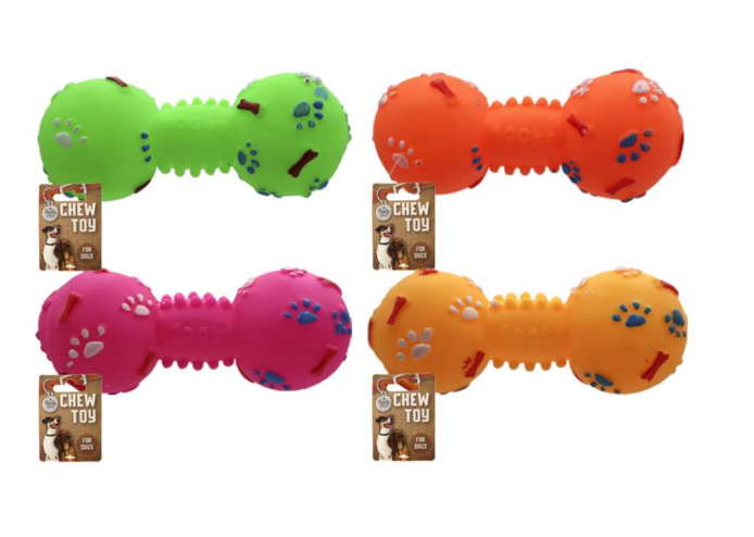 Squeaky Bone Chew Toys - Assorted Colors