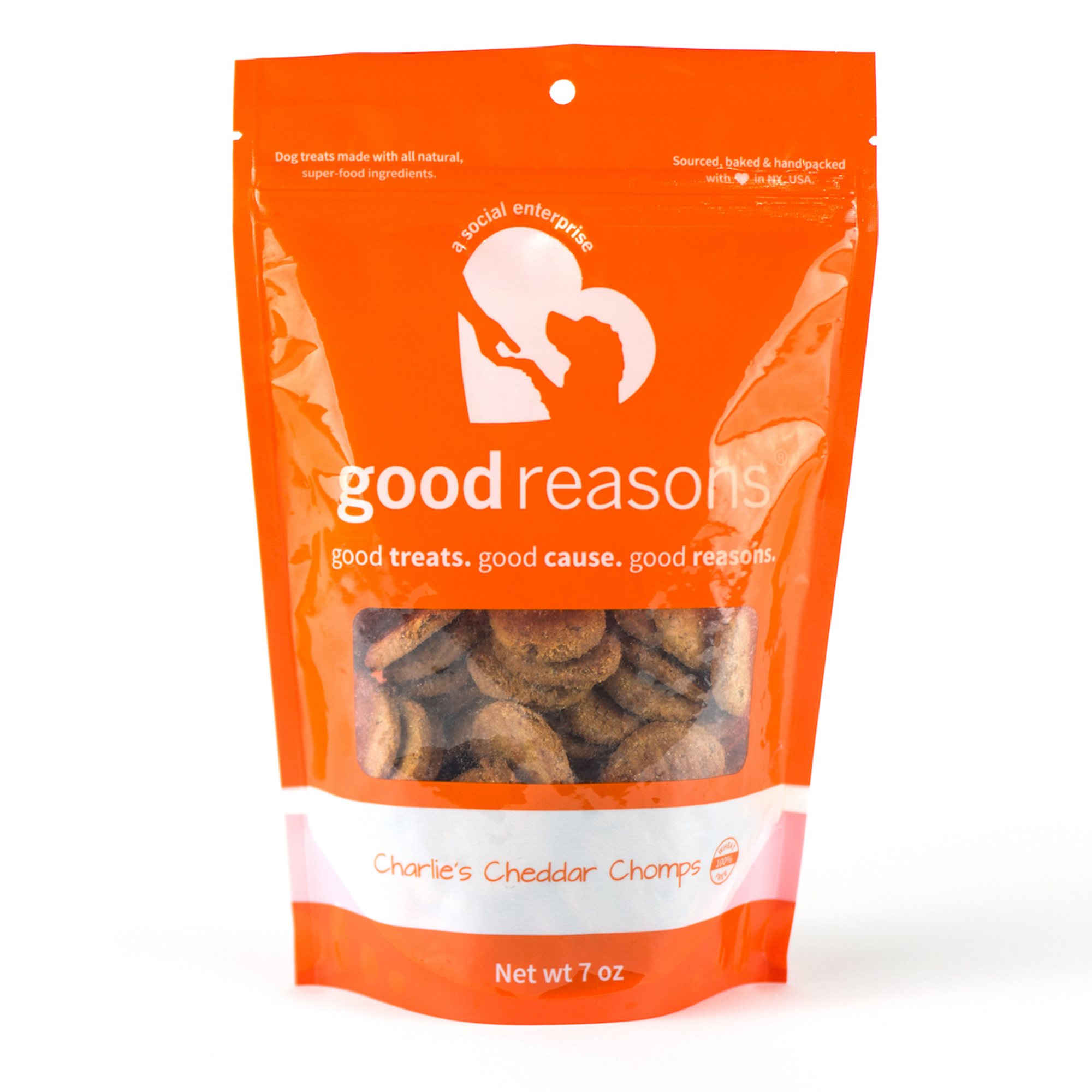 Charlie s Cheddar Chomps Good Reasons Dog Treats